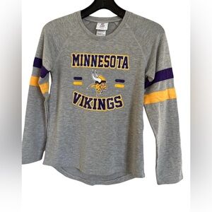NFL Vikings Girls Top NWT Size L 10/12